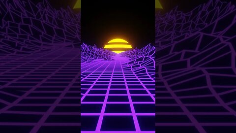 Synthwave | Chillwave | Retrowave Purple Neon Background Loop Preview #shorts