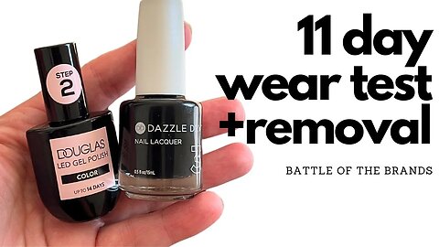 Dazzle Dry vs. Douglas! 11 day wear test results & removal.