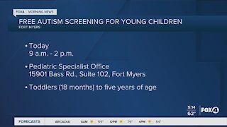 Free autism screening for youth