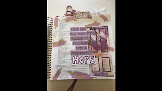 Let's Bible Journal Jeremiah 14- Doorway of Hope (from Lovely Lavender Wishes)