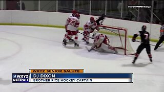 WXYZ Senior Salute: Brother Rice hockey captain DJ Dixon