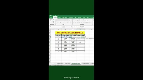 Concatenate Formula Tricks in Excel
