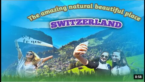Most of Beautiful Places lakes, mountains, and green rolling hills Switzerland in Europe,