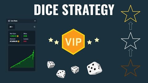 NEW STAKE DICE STRATEGY! Fastest way to level VIP on Stake.US