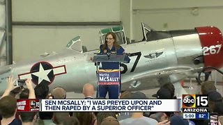 Sen. McSally, ex-Air Force pilot, says officer raped her