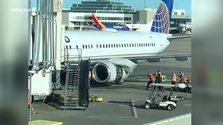 RAW VIDEO: Engine damage forces United flight to return to DIA