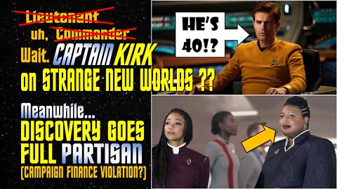Ep. 21: Kirk on SNW (Retcon Alert!); and Stacey Abrams on Discovery (Campaign Finance Violation?)