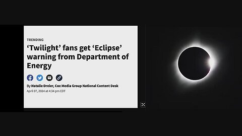 Call: Final Warning About Today's Eclipse! [08.04.2024]