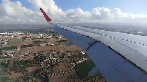 VLOG - Austrian Airlines - Landing in Malaga Airport - Spain - Travel Blog - BEAUTIFUL - #travelvlog