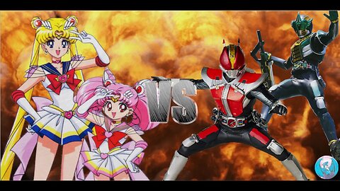 MUGEN - Request - Sailor Moon + Chibi Moon VS Kamen Rider Den-O + Zeronos - See Description