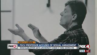 Whistleblower says FGCU knew of professor's sexual misconduct for years