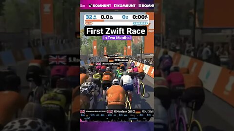 MY FIRST ZWIFT RACE in 2 Months!