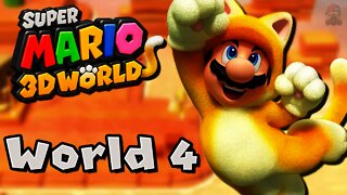 Super Mario 3D World - World 4 Walkthrough (Nintendo Switch)