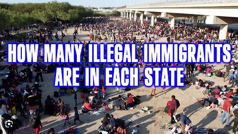 The Number of Illegal Immigrants in Every State in America: Estimate: 50-70 Million In the Last Decade Alone!!!