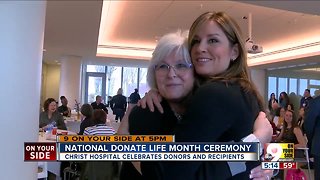 National Donate Life Month ceremony honors kidney donors