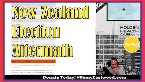 NZ Election Aftermath The Vinny Eastwood Show