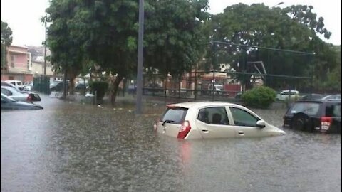 Strong rain in Africa - Luanda, Angola