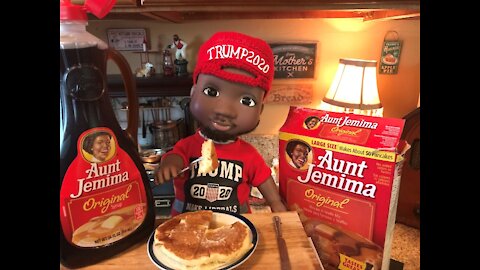 Terrance Williams CUTE DOLL and Aunt Jemima Pancakes