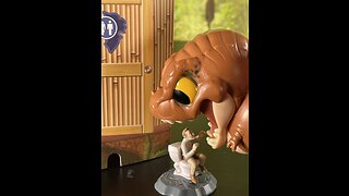 TREX Eats Human! Jurassic World Dominion Bite Club Tyrannosaurus Rex Dinosaur Toys #shorts