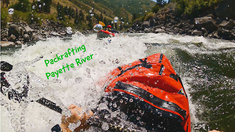 Packrafting Payette Main from Banks to Beehive Bend