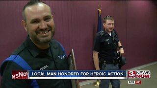 Local Man Honored for Heroic Action