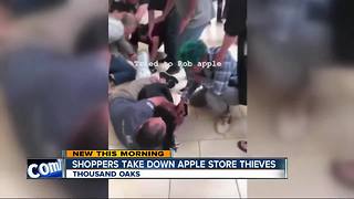Shoppers help take down Apple store thieves