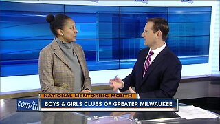 Celebrating National Mentoring month with the Boys and Girls club of greater Milwaukee
