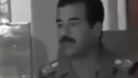 Saddam Hussein speech during war between Iran and Iraq