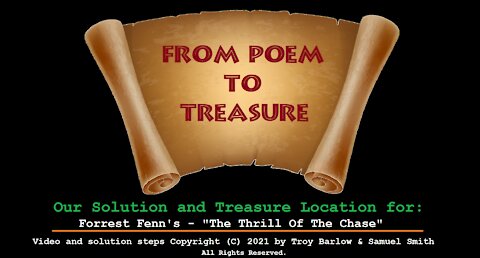 Complete Solution & Location of Forrest Fenn's Treasure