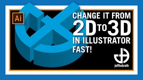Make Your Logo a 3D Vector in Adobe Illustrator | Jeff Hobrath Art Studio