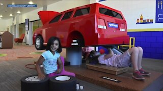 New play space at library in Parker