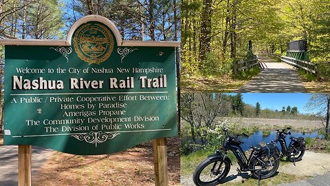 Nashua River Rail Trail ~ Great Spring Bike Ride ~ Hollis, NH - Ayer, MA