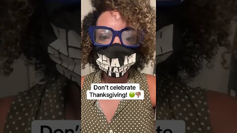 Don’t celebrate RACIST Thanksgiving! #shorts