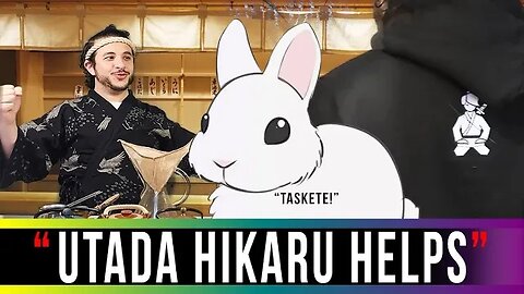Otaku learns Japanese from anime & Utada Hikaru to save bad bunny's life: LEARN HIRAGANA or.. Part 2