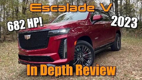 2023 Cadillac Escalade V (Supercharged V8): Start Up, Test Drive & In Depth Review