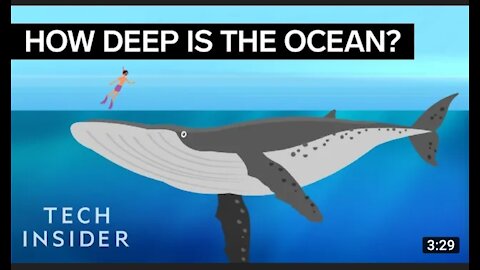 This incredible Animation shows how deep the ocean really is 😱