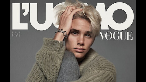 Romeo Beckham makes Victoria and David 'so proud' with debut Vogue cover