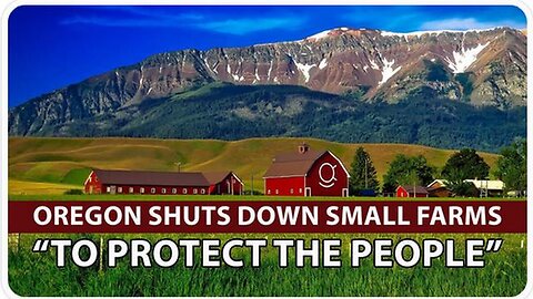 The state of Oregon has effectivly shut down small farm and market gardens