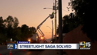 Street lights fixed after Phoenix community demands answers