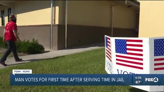 SWFL man votes for the first time following a felony conviction