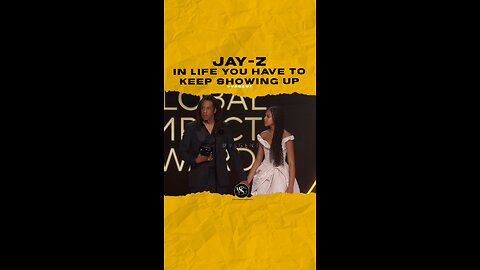 @jayz In life you have to keep showing up. #grammys #jayz 🎥 @recordingacademy