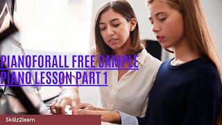 Pianoforall Free Sample Piano Lesson Part 1