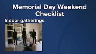 Memorial Day Weekend Checklist: What you need to know before getting together