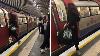 Hilarious video shows why you should never run for the tube