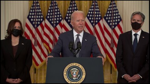 Biden runs away from the media again as they ask about the Taliban