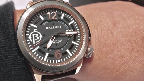 Ballast Trafalgar Automatic Watch with Unique Bezel System BL-3133-02 review and giveaway
