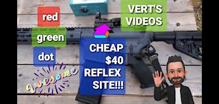 $40 Amazon Reflex Sight