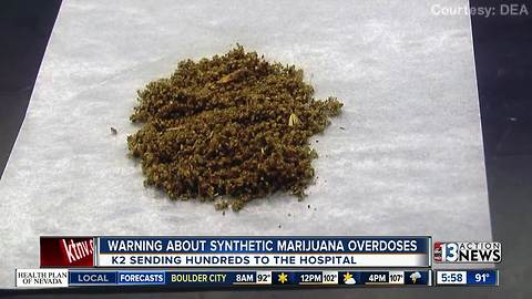 Warning about synthetic marijuana