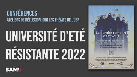 Samedi 17-09-22 - Université d’Eté Résistante 2022 (UER)