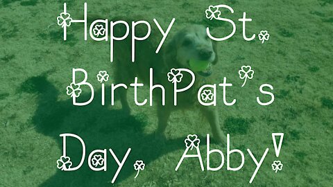 Happy St. BirthPat's, Abby!